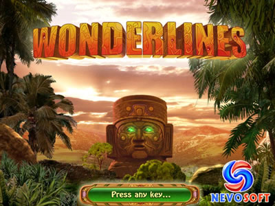 Заставка игры WonderLines - современного клона игры Lines (Линии)